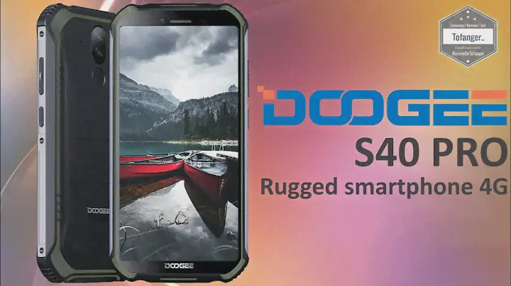 DOOGEE S40 Pro - прочный смартфон 4G- 4 ГБ оперативной памяти- 64 ГБ памяти - Android10 - Распаковка