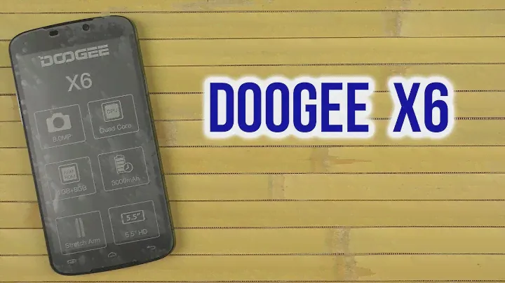 Распаковка Doogee X6 Black