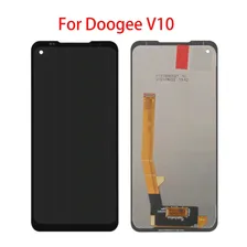 Дисплей на Doogee V10 в сборе с тачскрином Черны