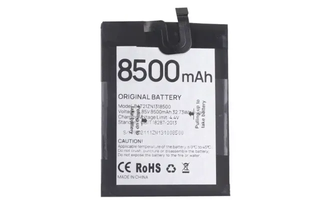Усиленная аккумуляторная батарея MyPads 8500mAh BAT21M188500 на телефон Doogee S97 Pro/Doogee S97 + инструменты для вскрытия + гарантия-0