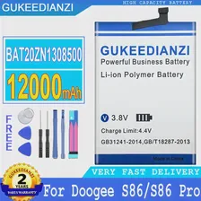 Аккумулятор GUKEEDIANZI для Doogee S86, S86 Pro, Аккумулятор большой мощности, 12000 мАч, BAT20ZN1308500