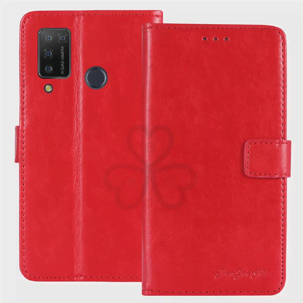 🛍 Силиконовый чехол-книжка для Doogee n100, S88, N20 Pro, из ТПУ в деловом стиле-1