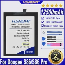 Аккумулятор HSABAT BAT20ZN1308500 емкостью 12500 мАч для аккумуляторов DOOGEE S86 / S86 Pro.