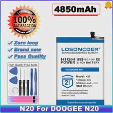 LOSONCOER Аккумулятор большой емкости для DOOGEE N20 4850 мАч Аккумулятор для смартфона DOOGEE N20 + бесплатные инструменты
