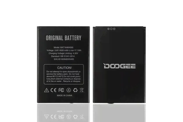Фирменная аккумуляторная батарея 3.8V 4500mAh BAT16464500 на телефон Doogee T5 + инструменты для вскрытия + гарантия