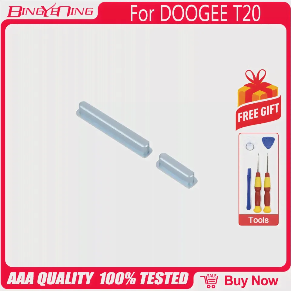 Новый Оригинал для DOOGEE T20 Кнопка включения громкости для DOOGEE T20 Боковая кнопка Аксессуары для ремонта и запчасти-0