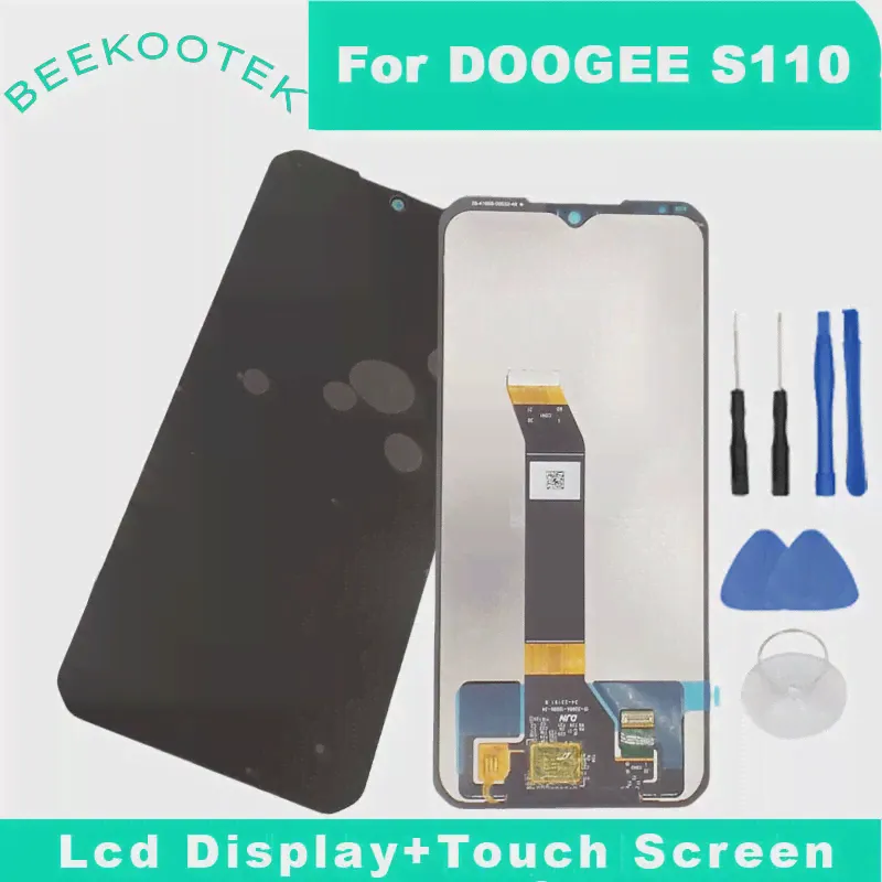 Новый оригинальный ЖК-дисплей DOOGEE S110 Аксессуары для сборки сенсорного экрана для смартфона DOOGEE S110-0
