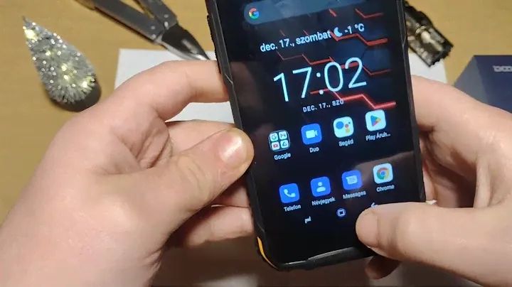 Doogee S35T unboxing Teszt a leírásban a link