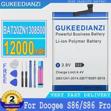 Аккумулятор GUKEEDIANZI 12000mAh BAT20ZN1308500 Для Doogee S86/S86 Pro S86Pro Big Power Bateria