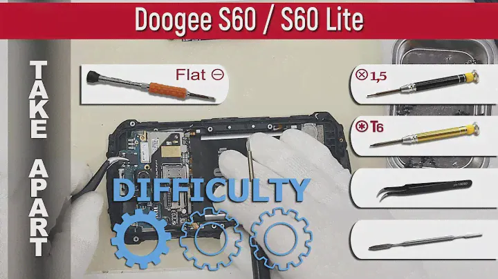 Как разобрать 📱 Doogee S60 and S60 Lite Разборка и ремонт