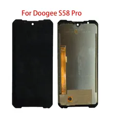 Дисплей на Doogee S58 Pro в сборе с тачскрином Черны