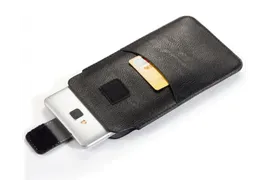 Чехол-футляр-кобура MyPads E Vano для Doogee Smini c креплением на пояс, и отделением для карты, из качественной эко-кожи черный