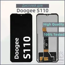 Дисплей для Doogee S110,дисплей в сборе с сенсорным экраном, черный