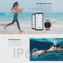 DOOGEE D11 водонепроницаемые умные часы с Bluetooth, пульсометром и аккумулятором на 300 мАч (art.: 3920bd7b6f073)