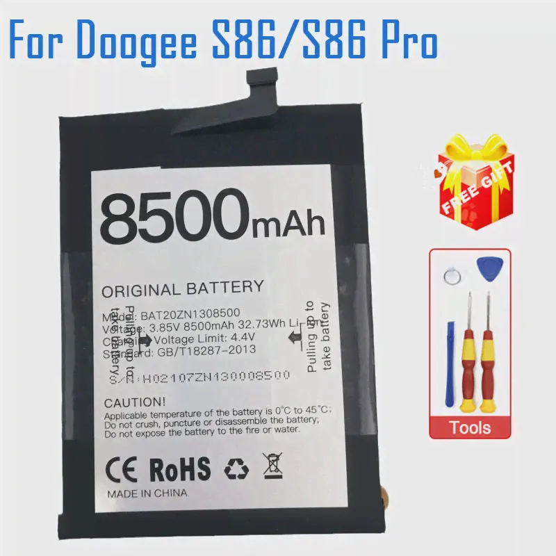 Новый Оригинальный Аккумулятор Doogee S86 S86 pro, Встроенный В Аккумулятор мобильного Телефона, Запасные Аксессуары Для Ремонта Телефона DOOGEE S86 Pro