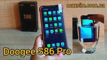Смартфон Doogee S86 pro обзор и тест на водонепроницаемость.