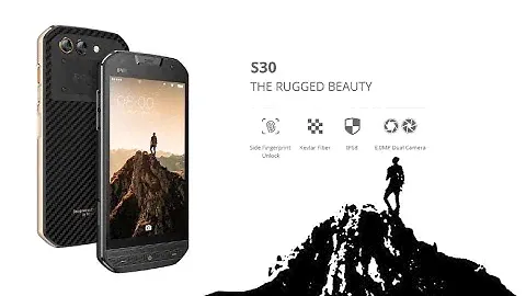 DOOGEE S30 Распаковка красивенного IP68 с фейковой второй камерой)