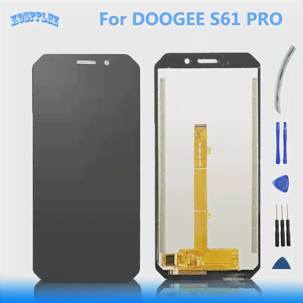 100% Протестирован Оригинальный S61 для DOOGEE S51 S61 PRO ЖК-дисплей Сенсорный экран дигитайзер для замены сборки S 61