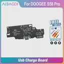 Новая оригинальная плата зарядки от USB-разъема для телефона Doogee S58 Pro