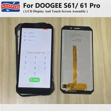 Для DOOGEE S61 ЖК-дисплей + замена сенсорного экрана Дисплей для DOOGEE S61 Pro ЖК-экран + клей