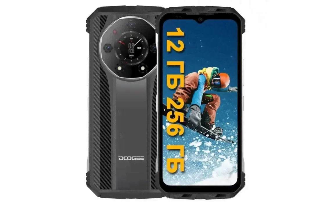 Смартфон Doogee S110 12/256GB серебристый-0