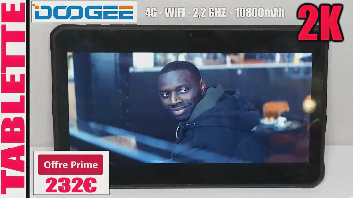 Прочный планшет DOOGEE R10 2K FHD+10 дюймов 4G 15 ГБ+128ГБ 10800 мАч HELIO G99 ANDROID13 Widevine L1