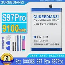 Сменный аккумулятор GUKEEDIANZI для DOOGEE S97 Pro, Мобильного телефона S97 Pro, Инструментов, 9100 мАч, BAT21ZN1318500