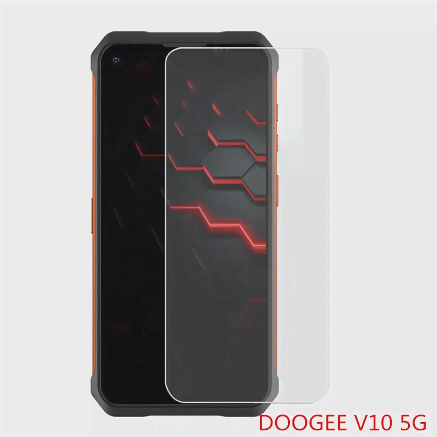 🛍 2 шт. 9H высококачественное стекло Для Doogee V10 закаленное стекло Защита экрана для закаленного стекла Doogee V10 стеклянная пленка V10