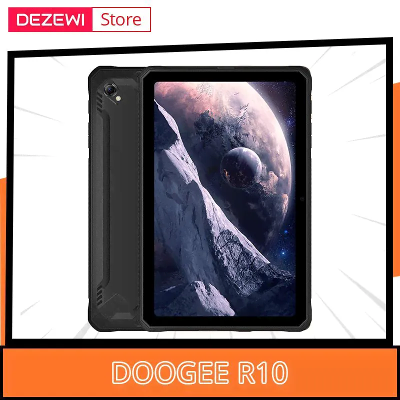 Doogee Планшет DOOGEE R10, 10.36" 8 ГБ/128 ГБ, черный DOOGEE R10