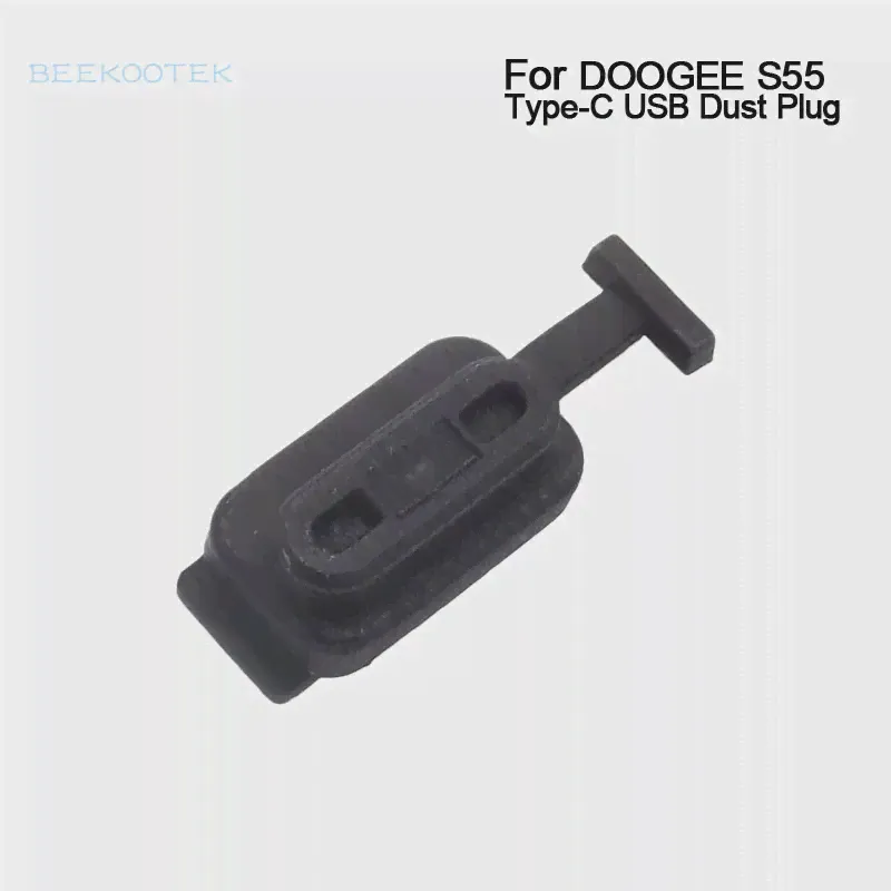 Doogee S55 USB Резиновая пылезащитная заглушка Новый оригинальный сотовый телефон USB TYPE-C USB пылезащитная заглушка для смартфона DOOGEE S55-0