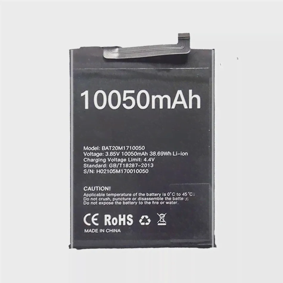 Аккумулятор BAT20M1710050 10050 мАч для DOOGEE S59 Pro S59Pro (art.: 3920b8b3cc895)