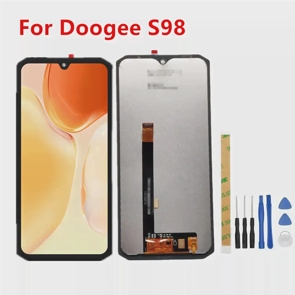 100% Оригинальная Новинка Для DOOGEE S98 ЖК-дисплей + дигитайзер с сенсорным экраном в сборе для замены телефона DOOGEE S98