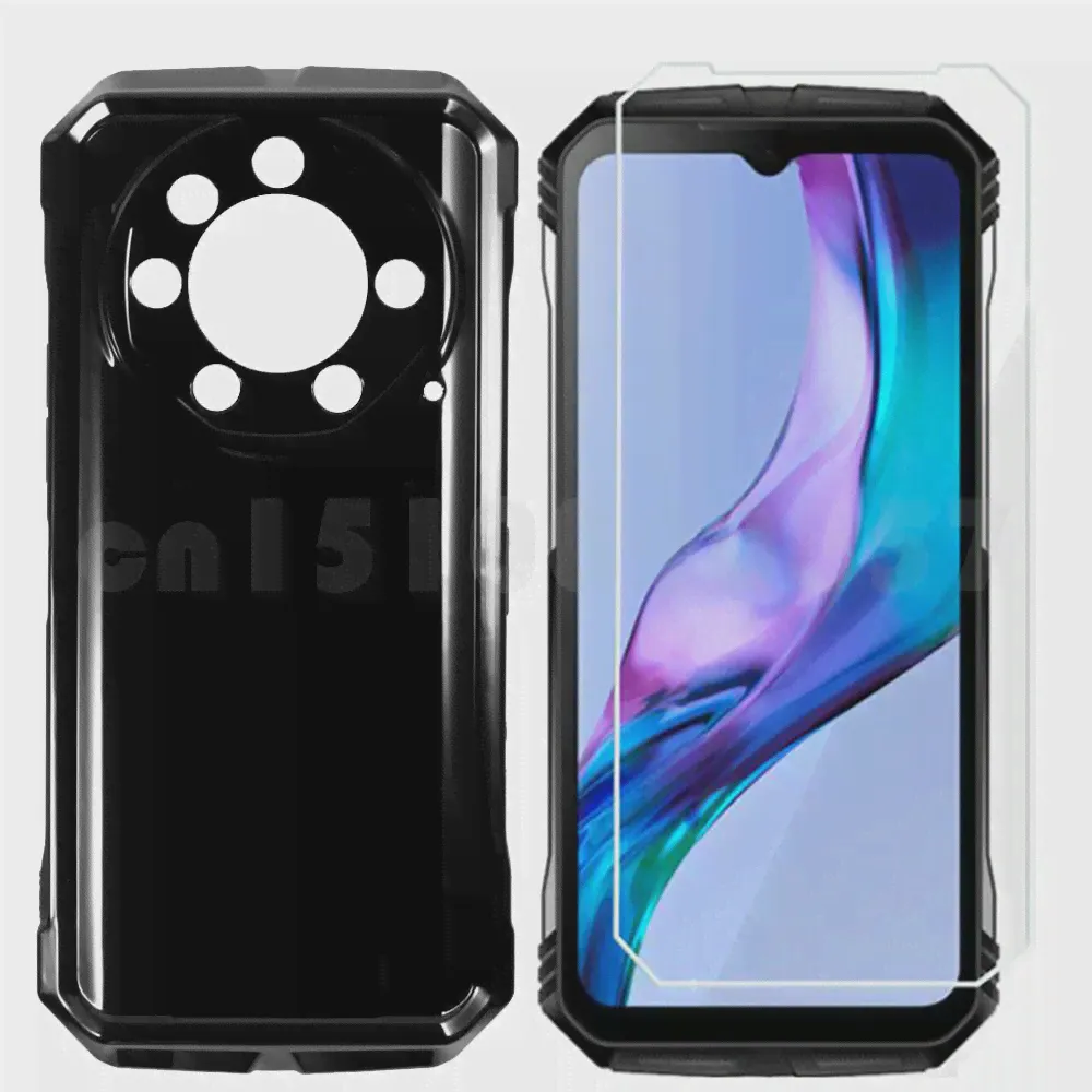 Чехол 2-в-1 + стекло для Doogee S110, защитное стекло для Doogee S110, защитная стеклянная пленка-0