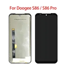 Дисплей на Doogee S86 / S86 Pro в сборе с тачскрином Черны