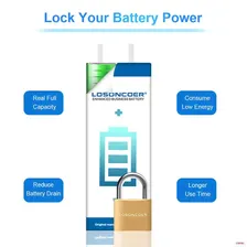 Аккумулятор LOSONCOER емкостью 11000 мАч для смартфона DOOGEE S59 Pro + бесплатный комплект инструментов