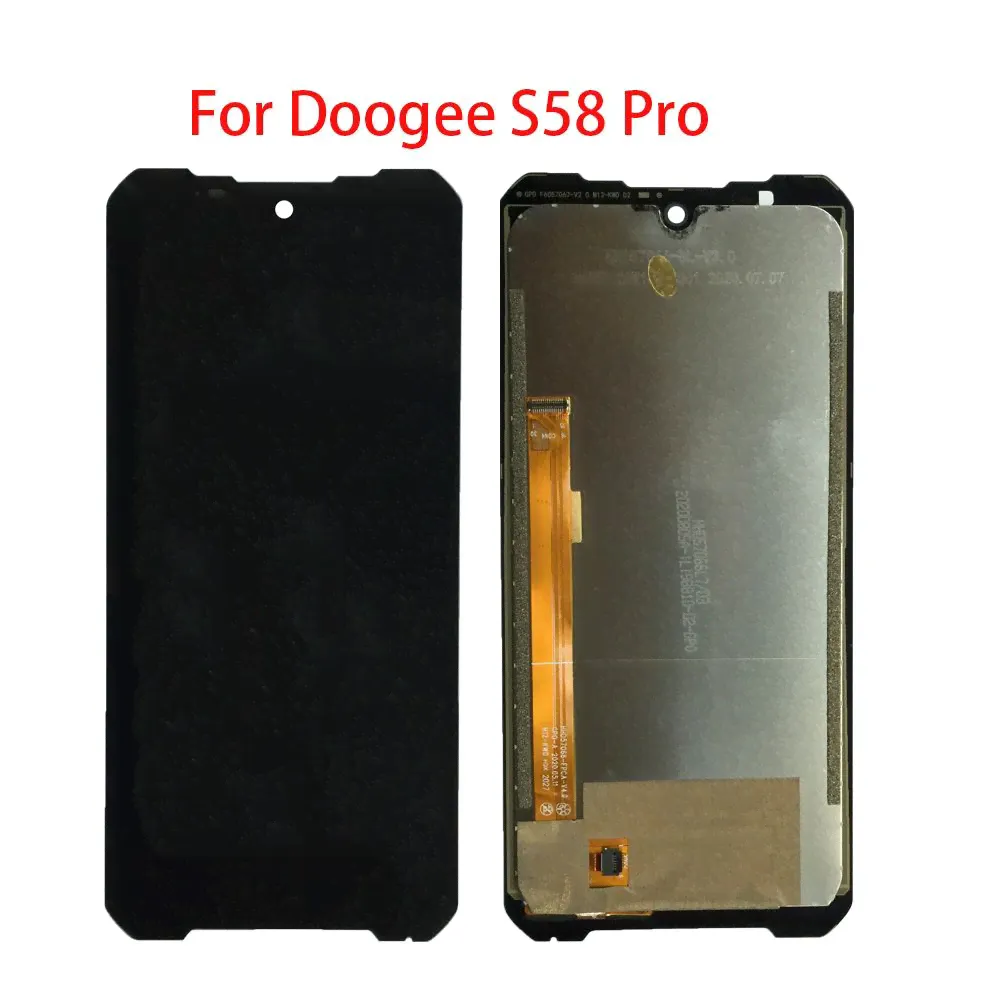 Дисплей на Doogee S58 Pro в сборе с тачскрином Черны