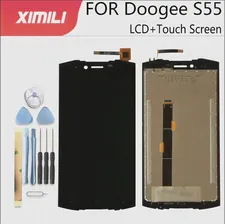 5,5 дюймов 100% Протестированный ЖК-дисплей Для Doogee S55 ЖК-дисплей с сенсорным экраном В сборе Для Doogee S55 Lite + Инструменты