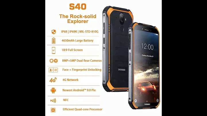 Doogee S40 - обзор лучшего бюджетного защищенного смартфона с NFC