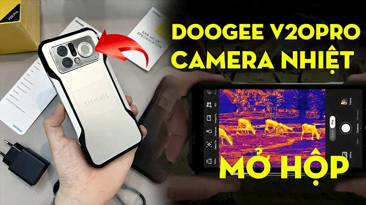 Mở hộp DOOGEE V20 PRO, Camera nhiệt Ram 20GB, Viền Mỏng